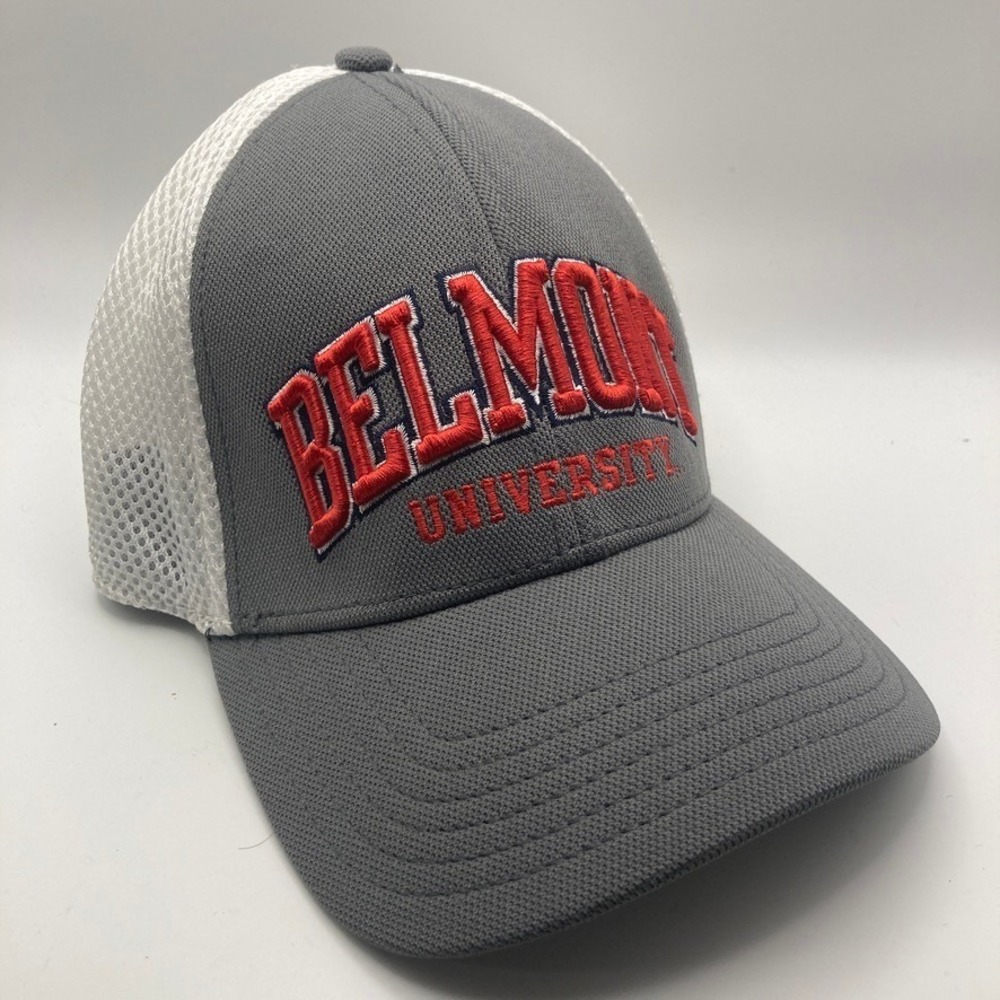 Belmont Under Armour Men's Baseball Cap M/LG Grey Mesh Back Classic‎ Sporty